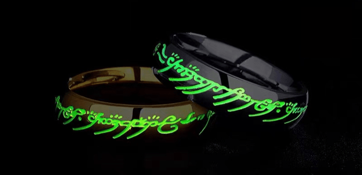 Skanto | Luminous Engraved Ring – Glow-in-the-Dark Jewelry for Positivity & Happiness