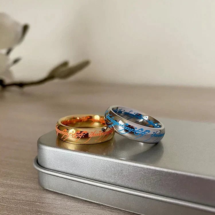 Skanto | Luminous Engraved Ring – Glow-in-the-Dark Jewelry for Positivity & Happiness