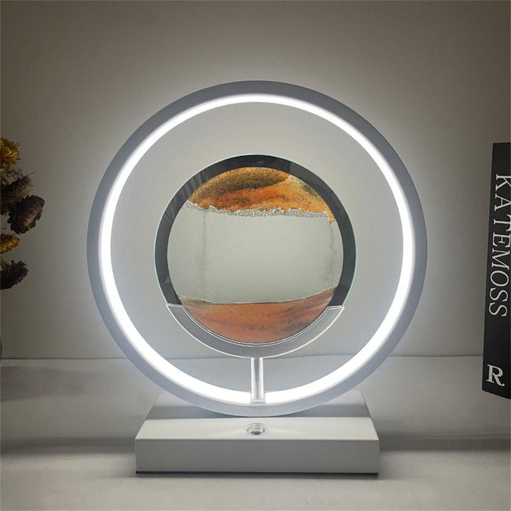 Skanto | LUMISAND – 3D LED Flytende Sand Kunst Bordlampe med USB-lading