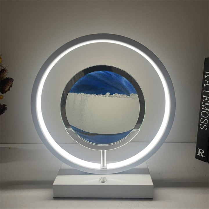 Skanto | LUMISAND – 3D LED Flytende Sand Kunst Bordlampe med USB-lading