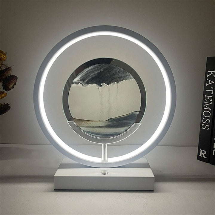 Skanto | LUMISAND – 3D LED Flytende Sand Kunst Bordlampe med USB-lading