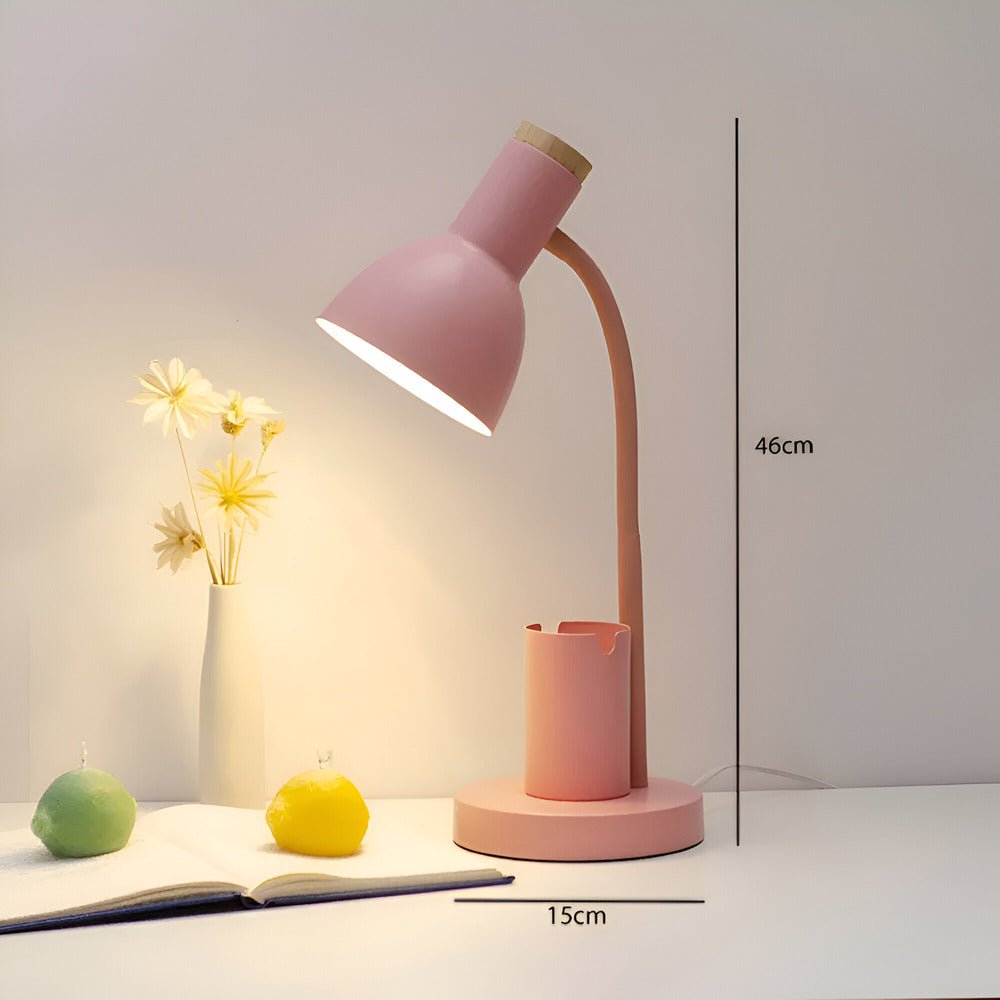 Skanto | LumoDesk – LED bordlampe med pennholder for organisering og belysning