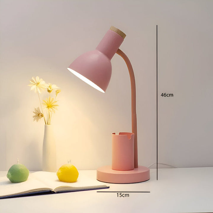 Skanto | LumoDesk – LED bordlampe med pennholder for organisering og belysning