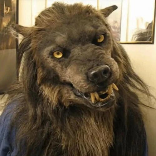 Skanto | LUPINMASK – Realistisk Ulvmaske for Halloween & Cosplay