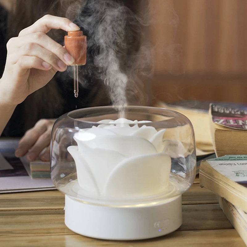 Skanto | Luksus Aroma Diffuser med LED-belysning - AromaGlow