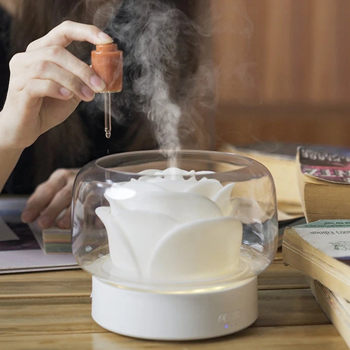Skanto | Luksus Aroma Diffuser med LED-belysning - AromaGlow