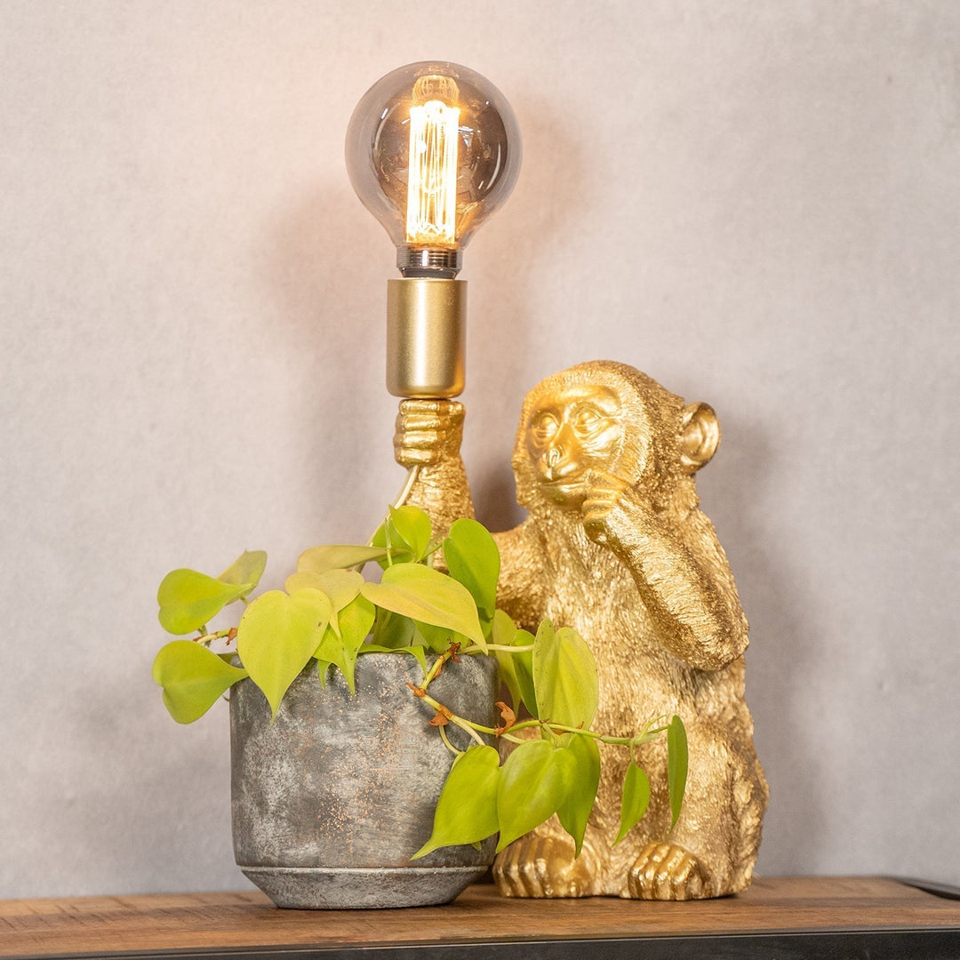 Skanto | Luxe GoldenChimp Bordlampe