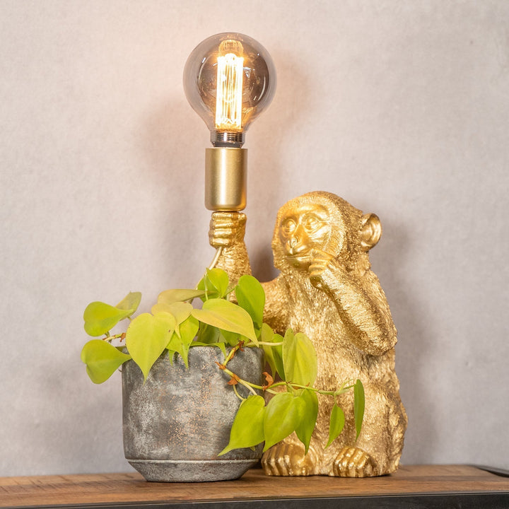 Skanto | Luxe GoldenChimp Bordlampe
