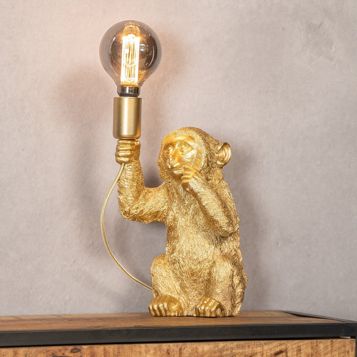 Skanto | Luxe GoldenChimp Bordlampe