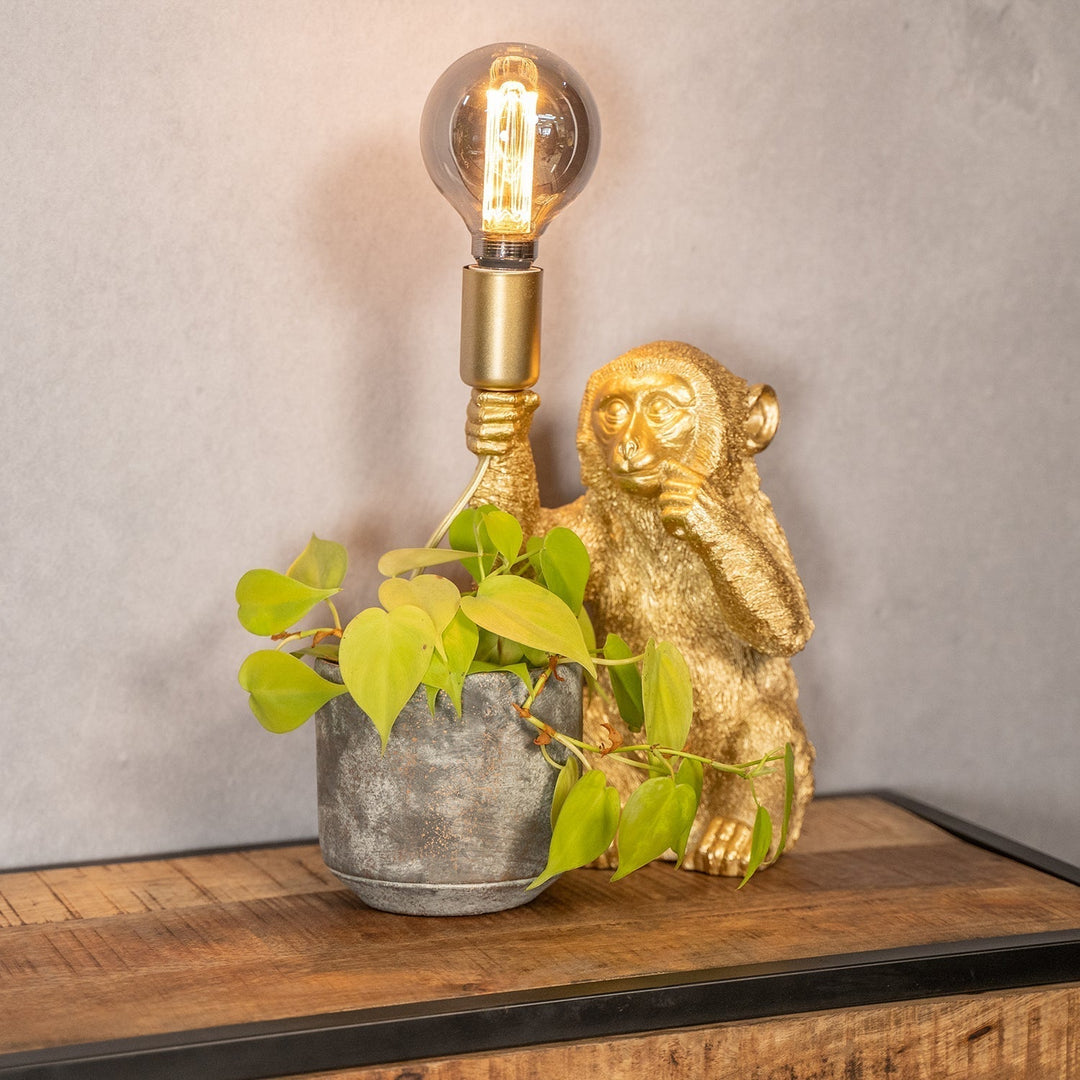 Skanto | Luxe GoldenChimp Bordlampe