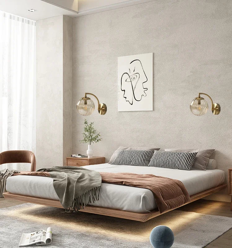 Skanto | Luksus Moderne Glass Vegglampe - CrystalGlow