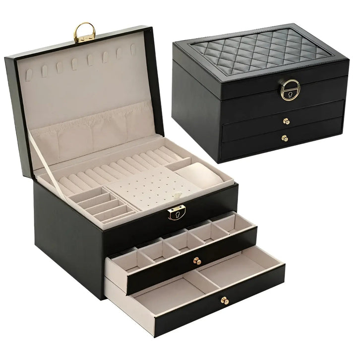 Skanto | Luksus Multi-Lags Smykkeboks - EleganceBox