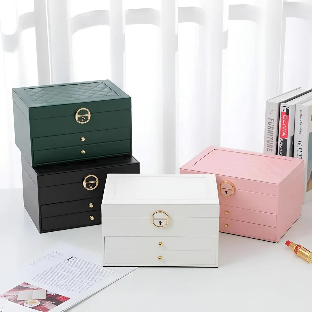 Skanto | Luksus Multi-Lags Smykkeboks - EleganceBox