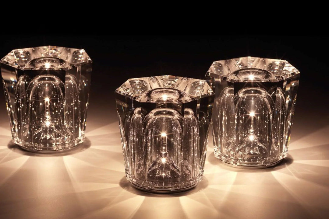 Skanto | Luxe Oppladbar Diamant Krystall Bordlampe - Lumière Diamant