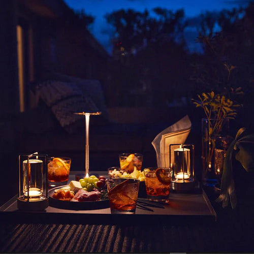 Skanto | Luksus Trådløs LED Bordlampe - Luna Glow