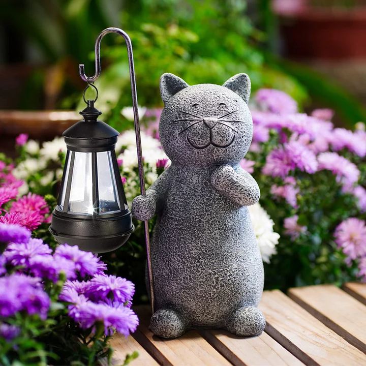 EnchantedKitty - Elegant dekorativ katt for utendørsområde Skanto