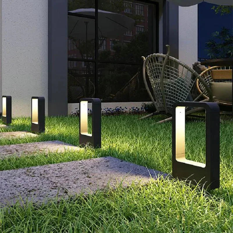 Skanto | Elegant Aluminium Gulvlampe for en Luksuriøs Glans Utendørs