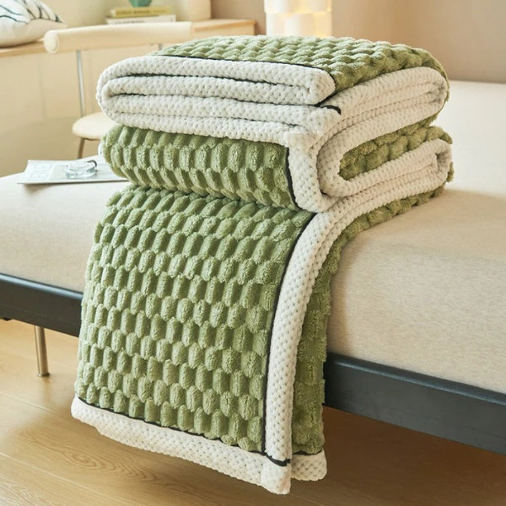 Skanto | Plysj Fleece Teppe Myk Kaste