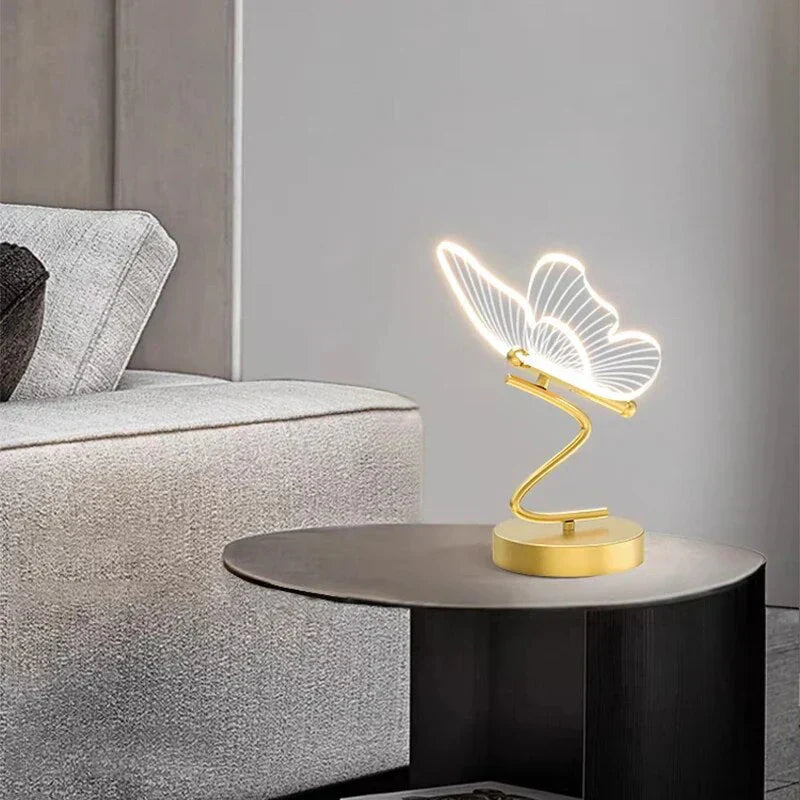 Skanto | Luksus Sommerfugl LED Bordlampe - ButterflyLuxe