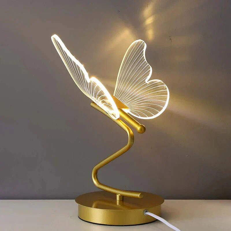 Skanto | Luksus Sommerfugl LED Bordlampe - ButterflyLuxe
