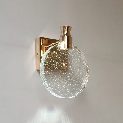 Skanto | Luksus Rund Krystall Vegglampe – Celestia