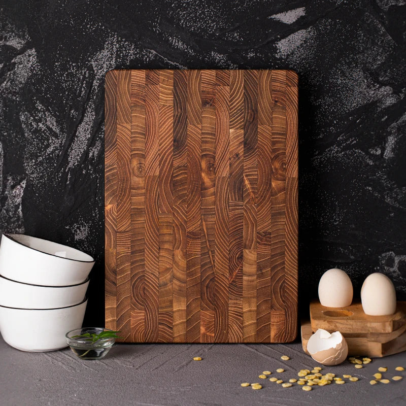 Skanto | Luksus Tykk Teak Kjøkkenbord - ChefTeak