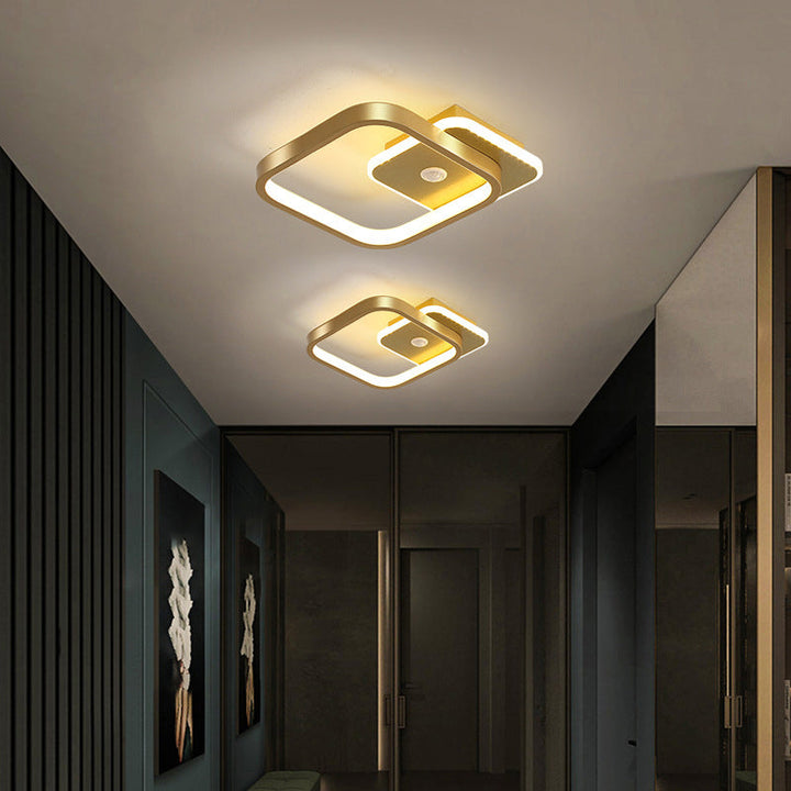 Skanto | MotionGlide PIR Bevegelsessensor LED Taklampe | Smart Belysning | Energisparende | Perfekt for Gang & Bad