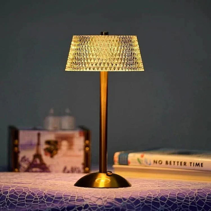 Skanto | Krystalloppladbar LED Trådløs Bordlampe