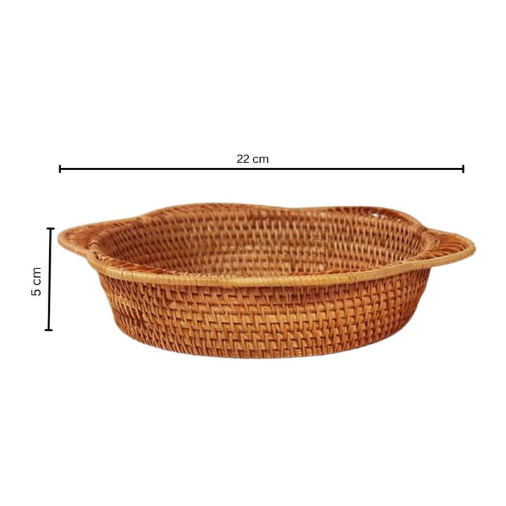 Skanto | Håndvevd Rattan Blomsterkurv