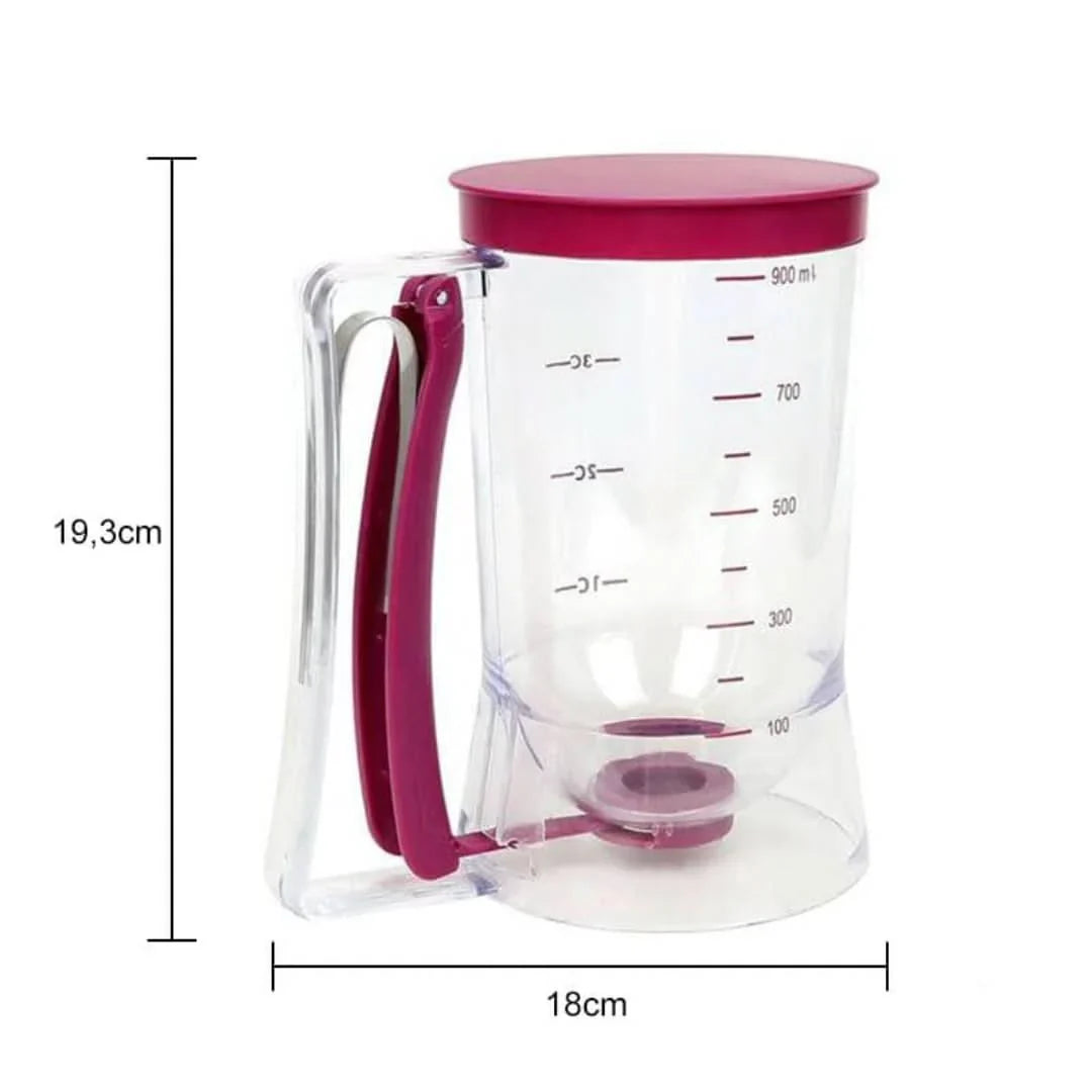 Skanto | Deig dispenser med måleskala og tut for muffins og kaker