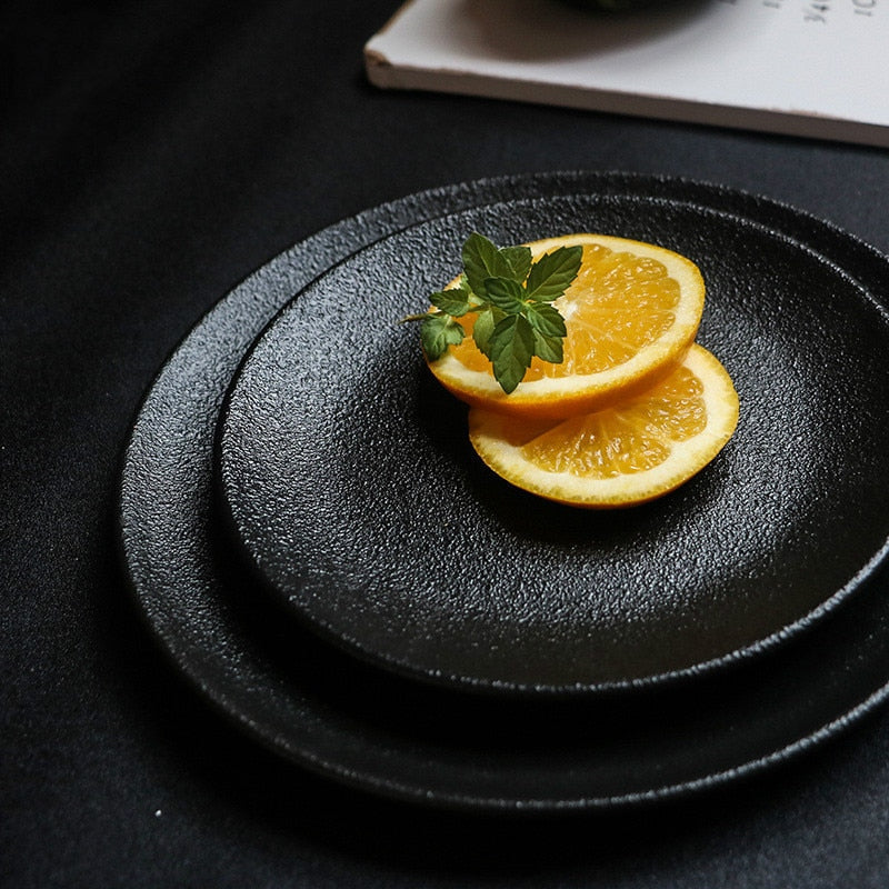 Macaron Biff Tallerken Rosa Keramikk Vestlig Tallerken Kreativ Dessert Tallerken | Skanto