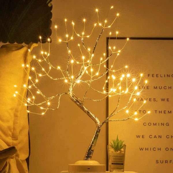 Skanto | LED Trelampe med Justerbare Lysgrener
