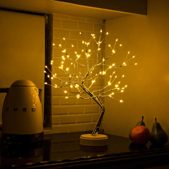 Skanto | LED Trelampe med Justerbare Lysgrener