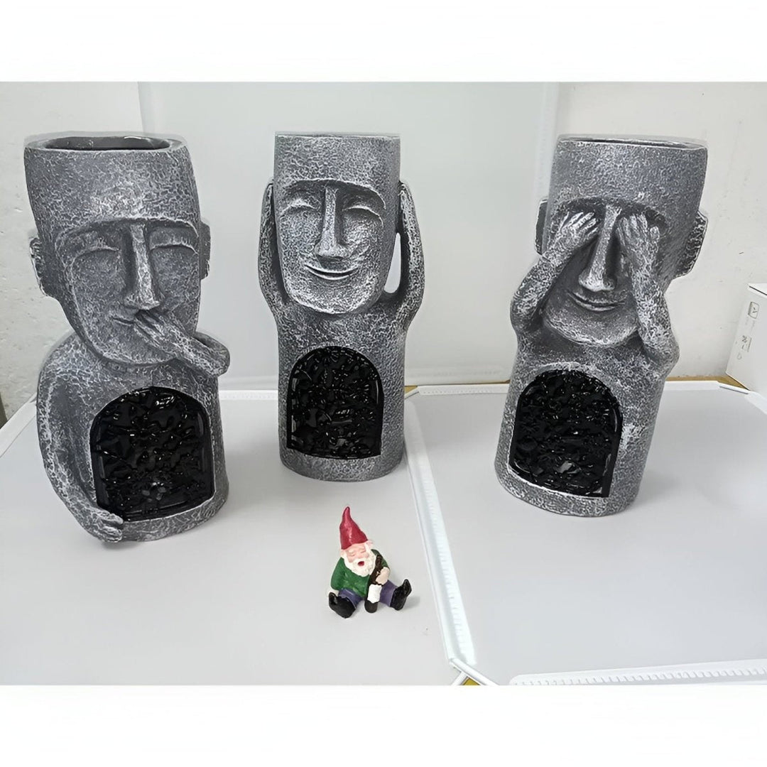 Skanto | MAGICAL TRIO – Solharpiks hage statuer for fortryllende utendørs atmosfære