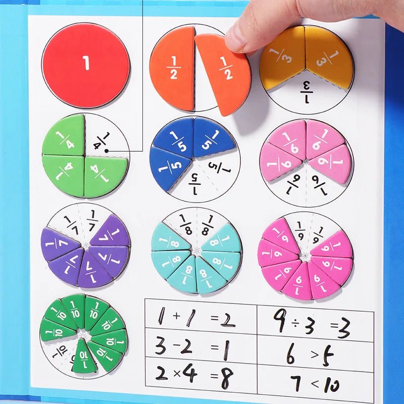 Skanto | MagicMath – Lær brøk på en leken måte med fargerike puslespill