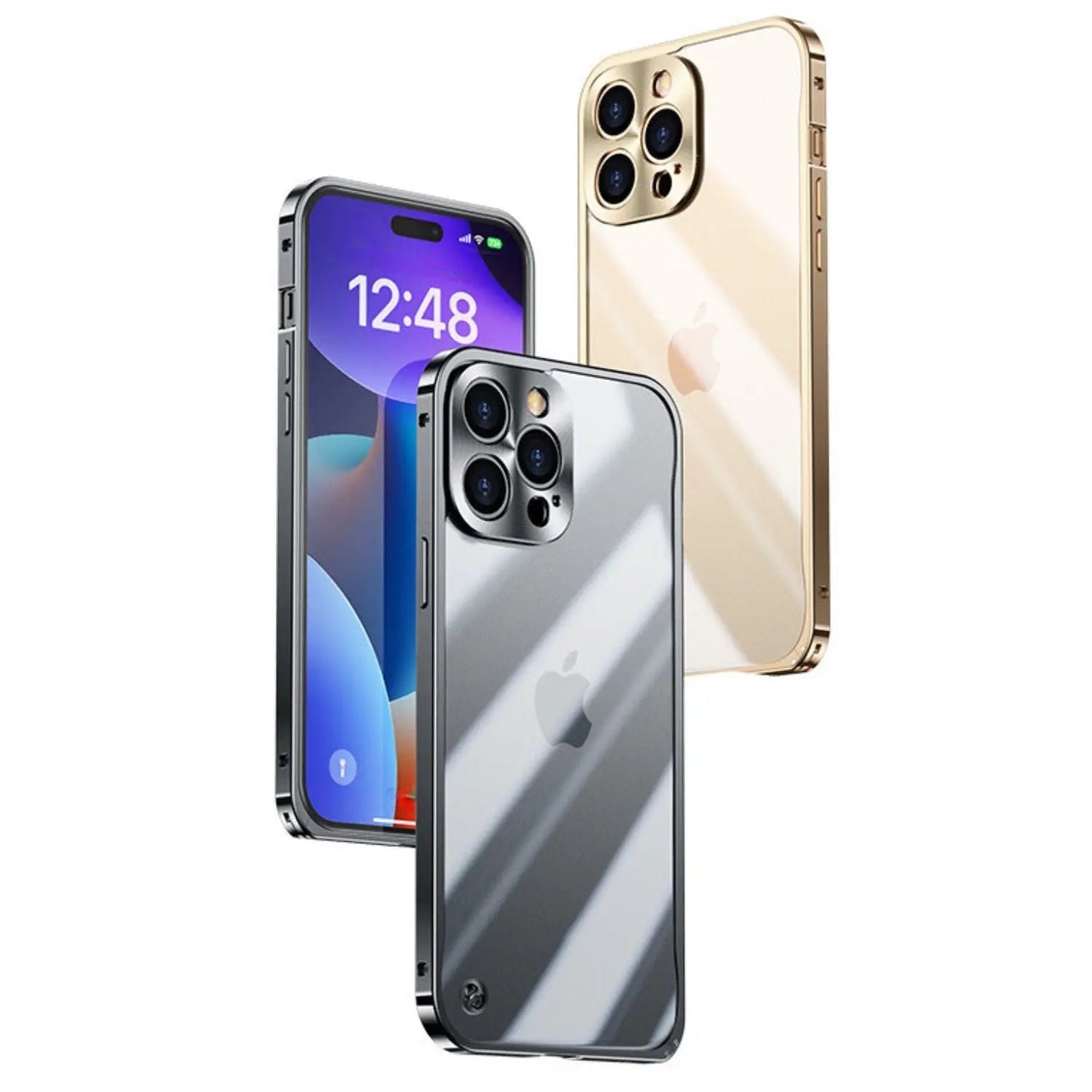 Norvo | Metall Luksus MagSafe Deksel for iPhone Pro Max - Slankt og Stilig Design med Maksimal Beskyttelse