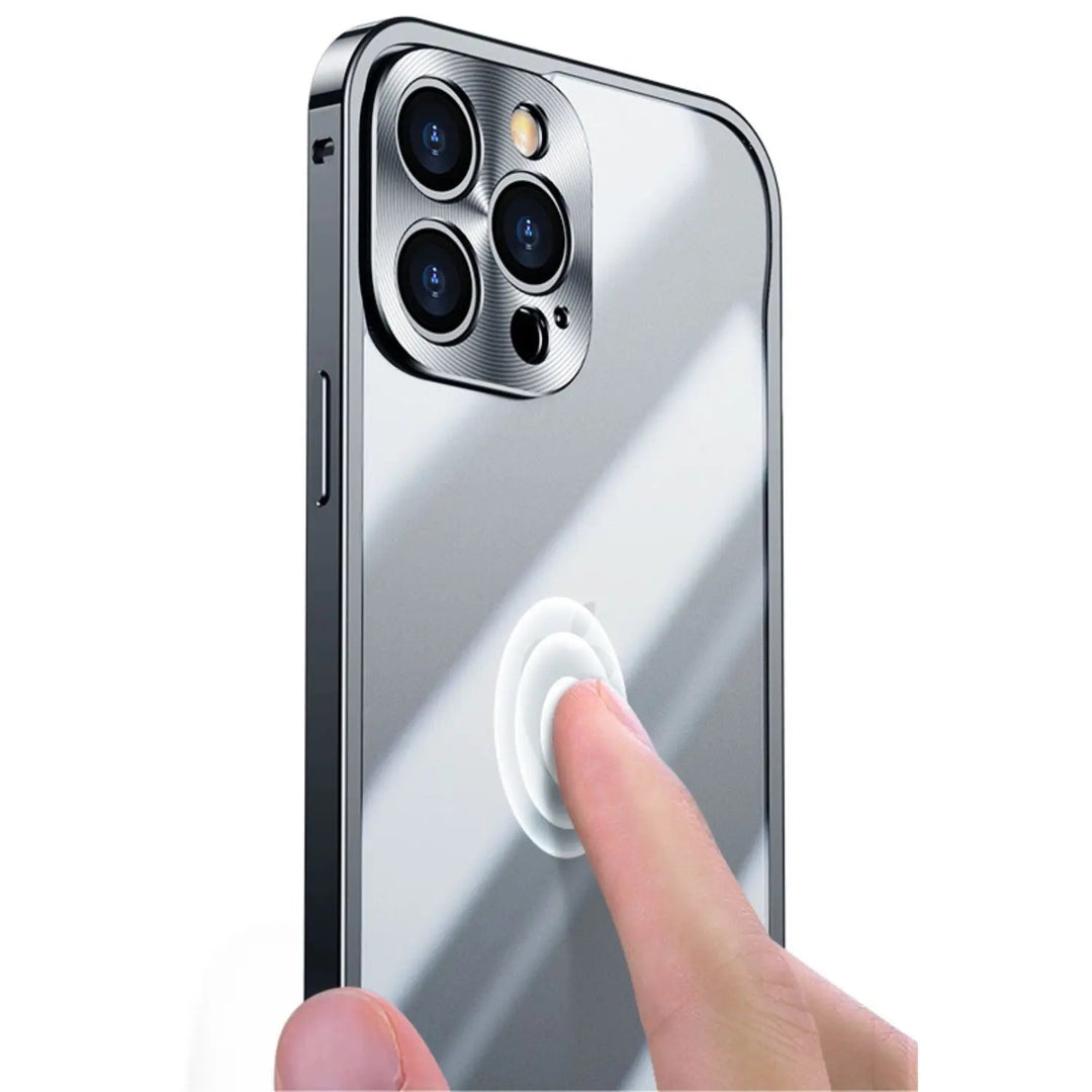 Skanto | Metall Luksus MagSafe Deksel for iPhone Pro Max - Slankt og Stilig Design med Maksimal Beskyttelse