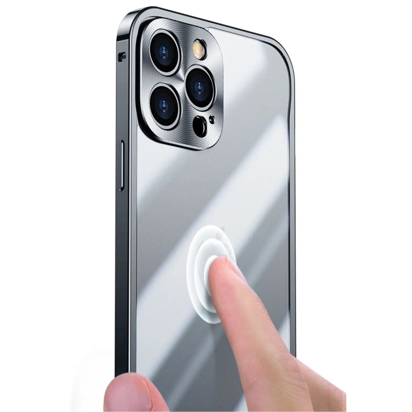 Norvo | Metall Luksus MagSafe Deksel for iPhone Pro Max - Slankt og Stilig Design med Maksimal Beskyttelse