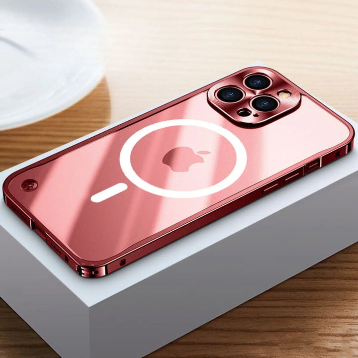 Skanto | Metall Luksus MagSafe Deksel for iPhone Pro Max - Slankt og Stilig Design med Maksimal Beskyttelse