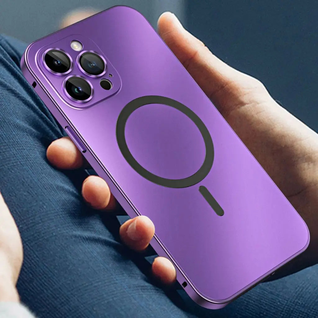 Skanto | Magnetisk metall skall for iPhone – Robust beskyttelse med et elegant design og MagSafe-kompatibilitet