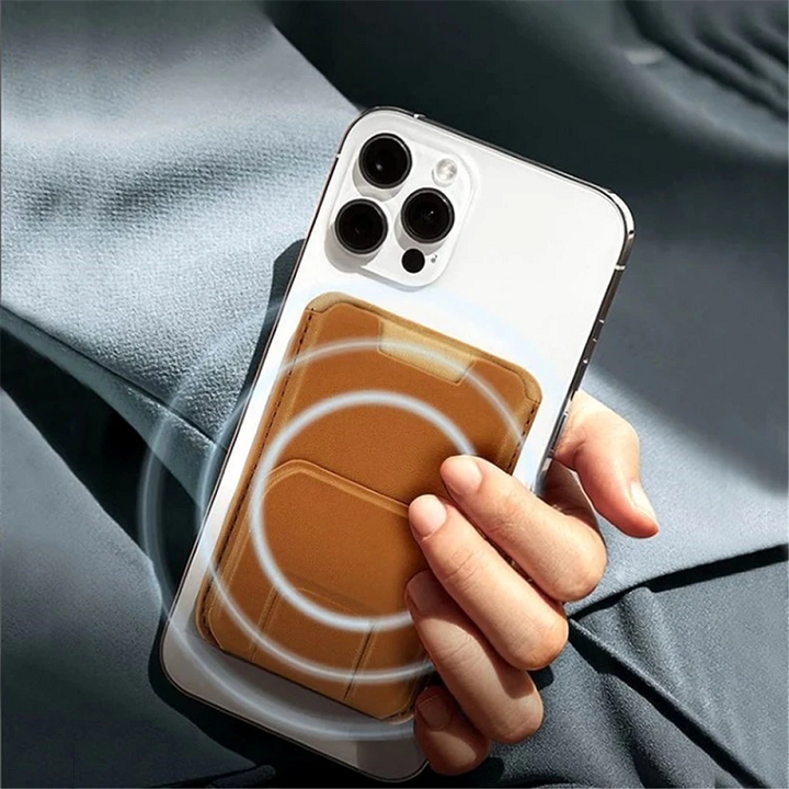 Skanto | Magsafe-lommebok med telefonstativ for iPhone
