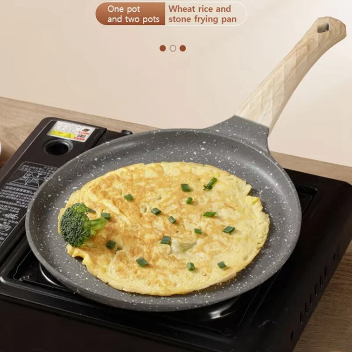 Maifan Stone Non Stick Stekepanne Induksjonskomfyr Gasskomfyr Kjøkkenutstyr | Skanto