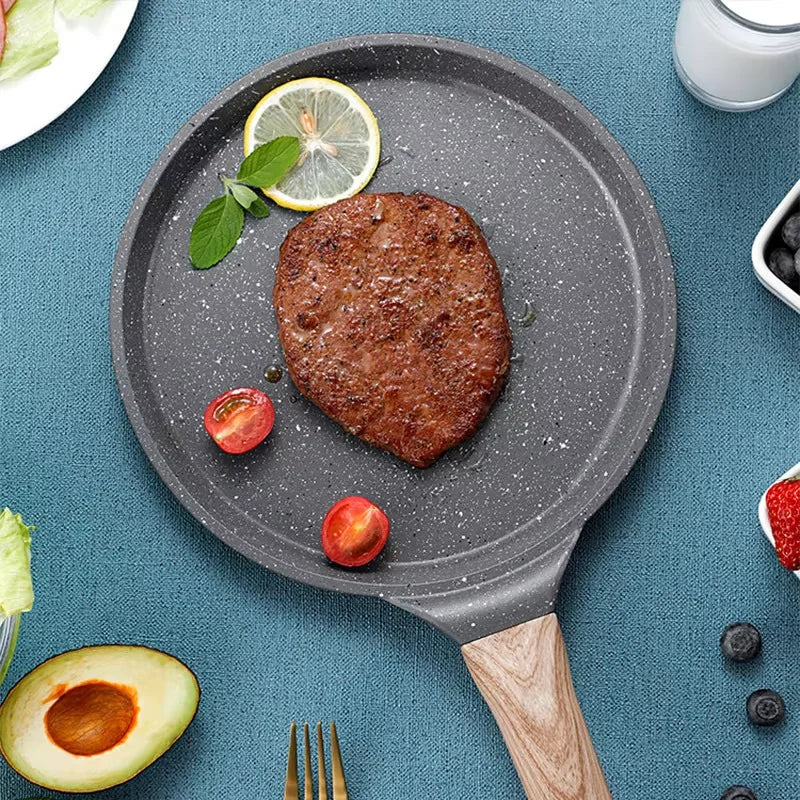 Maifan Stone Non Stick Stekepanne Induksjonskomfyr Gasskomfyr Kjøkkenutstyr | Skanto