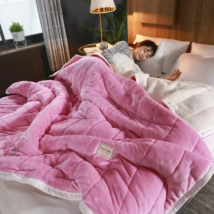 Frendorf | Varm flanell korallfleece teppe for høst og vinter – CosyBlanket