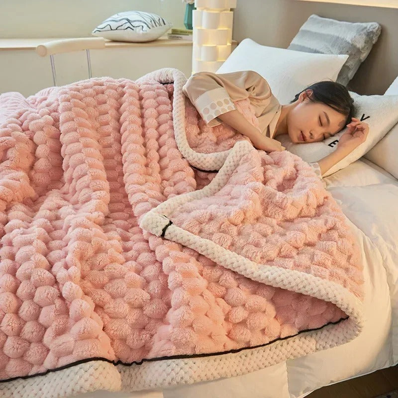 Frendorf | Dobbeltlag Coral Velvet Teppe for Høst & Vinter – TurtleWarm