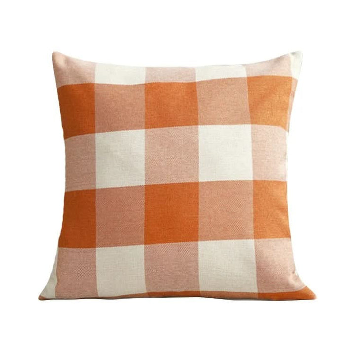 Skanto | Rutet plaid putetrekk 45x45 cm bomullsblanding putetrekk