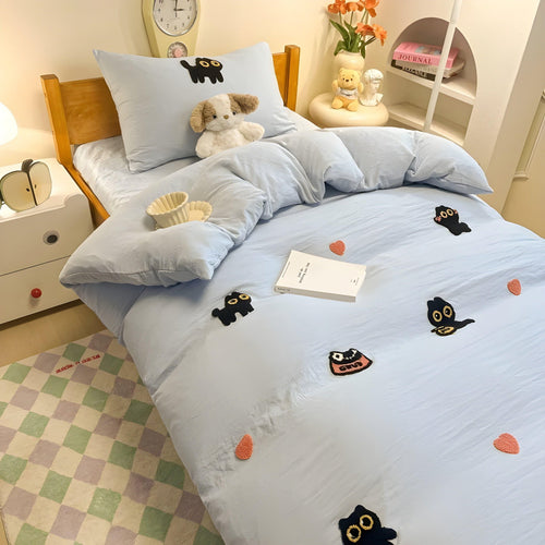 CloudComfort sengetøysett – Komfortabelt og hudvennlig Lucky Cat sengetøy