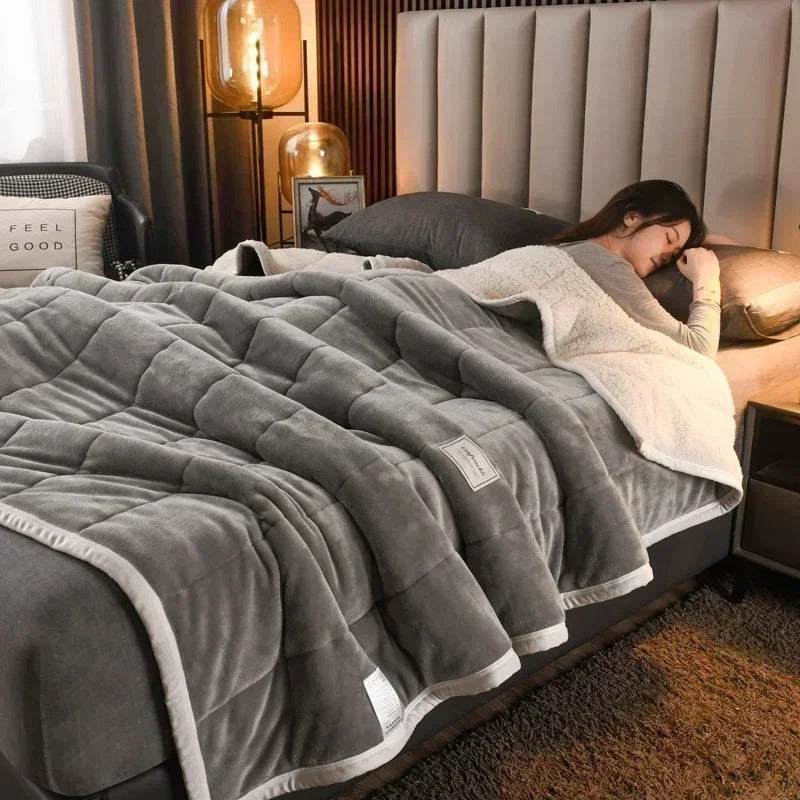 Frendorf | Varm flanell korallfleece teppe for høst og vinter – CosyBlanket