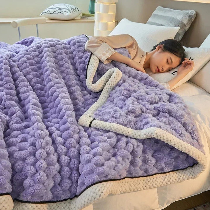 Velvet Turtle Blanket - Luksuspledd for høst og vinter Skanto