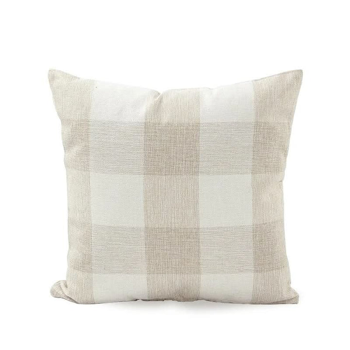 Skanto | Rutet plaid putetrekk 45x45 cm bomullsblanding putetrekk
